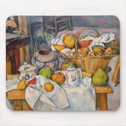 Paul Cezanne - Stillleben mit Basket Mousepad (Vorne)