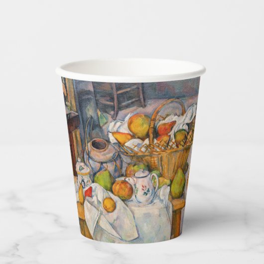 Paul Cezanne - Stillleben mit Basket Pappbecher (Vorderseite)
