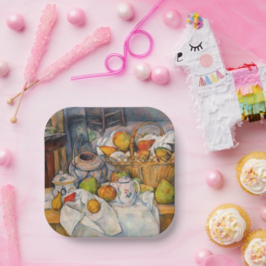 Paul Cezanne - Stillleben mit Basket Pappteller (Party)