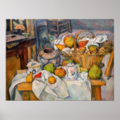 Paul Cezanne - Stillleben mit Basket Poster (Vorne)