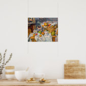 Paul Cezanne - Stillleben mit Basket Poster (Küche)