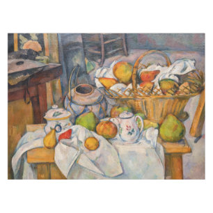 Paul Cezanne - Stillleben mit Basket Tischdecke
