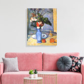 Paul Cezanne - Stillleben mit blauer Vase Leinwanddruck (Insitu (Wohnzimmer))