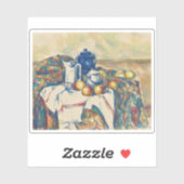 Paul Cézanne - Stillleben mit Blue Pot Aufkleber (Blatt)