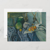 Paul Cezanne - Stillleben mit einem Ginger Jar Postkarte (Vorne/Hinten)