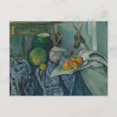 Paul Cezanne - Stillleben mit einem Ginger Jar Postkarte (Vorderseite)