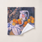 Paul Cezanne - Stillleben mit einem Vorhang Badhandtuch Set (Waschlappen)