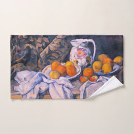 Paul Cezanne - Stillleben mit einem Vorhang Badhandtuch Set