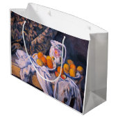 Paul Cezanne - Stillleben mit einem Vorhang Große Geschenktüte (Rückseite Schrägansicht)