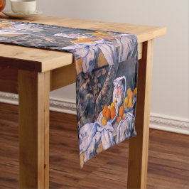 Paul Cezanne - Stillleben mit einem Vorhang Kurzer Tischläufer