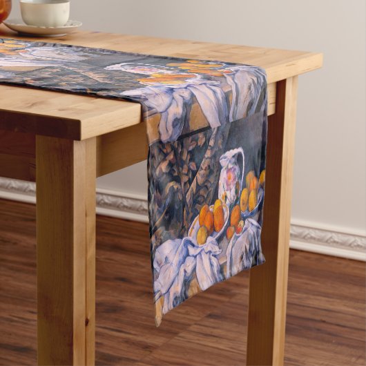 Paul Cezanne - Stillleben mit einem Vorhang Kurzer Tischläufer (Beispiel)