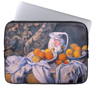 Paul Cezanne - Stillleben mit einem Vorhang Laptopschutzhülle