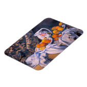 Paul Cezanne - Stillleben mit einem Vorhang Magnet (Linke Seite)