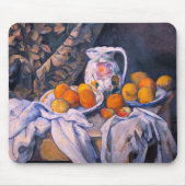 Paul Cezanne - Stillleben mit einem Vorhang Mousepad (Vorne)
