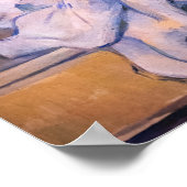 Paul Cezanne - Stillleben mit einem Vorhang Poster (Ecke)