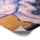 Paul Cezanne - Stillleben mit einem Vorhang Poster (Ecke)
