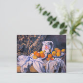 Paul Cezanne - Stillleben mit einem Vorhang Postkarte (Stehend Vorderseite)