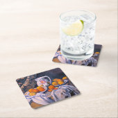 Paul Cezanne - Stillleben mit einem Vorhang Rechteckiger Pappuntersetzer (Vor Ort)