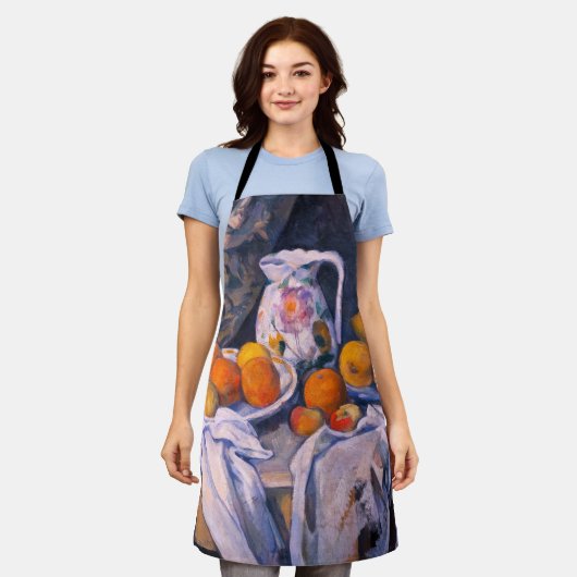 Paul Cezanne - Stillleben mit einem Vorhang Schürze (Getragen)