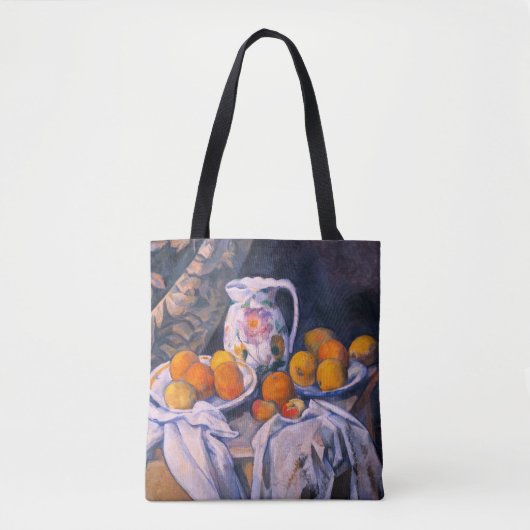 Paul Cezanne - Stillleben mit einem Vorhang Tasche (Vorderseite)