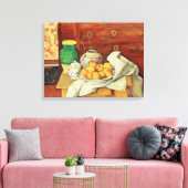 Paul Cezanne | Stillleben mit einer Kommode, Leinwanddruck (Insitu (Wohnzimmer))