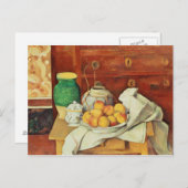 Paul Cezanne | Stillleben mit einer Kommode, Postkarte (Vorne/Hinten)