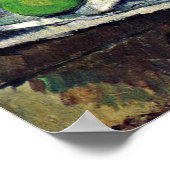 Paul Cezanne - Stillleben mit Fruchtschale Poster (Ecke)