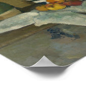 Paul Cezanne - Stillleben mit Jar, Cup und Apple Poster (Ecke)