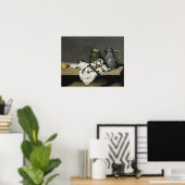 Paul Cezanne - Stillleben mit Kettle Poster (Heimbüro)