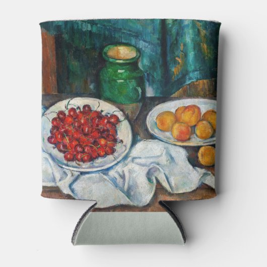 Paul Cezanne - Stillleben mit Kirschen und Peachs Dosenkühler (Vorderseite)