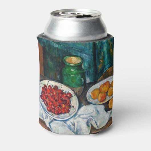 Paul Cezanne - Stillleben mit Kirschen und Peachs Dosenkühler (Kanne Rückseite)