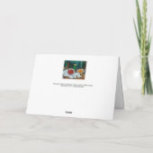 Paul Cezanne - Stillleben mit Kirschen und Peachs Karte (Rückseite)