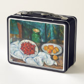 Paul Cezanne - Stillleben mit Kirschen und Peachs Metall Brotdose (Rückseite)