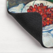 Paul Cezanne - Stillleben mit Kirschen und Peachs Mousepad (Ecke)