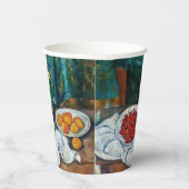 Paul Cezanne - Stillleben mit Kirschen und Peachs Pappbecher (Rechts)