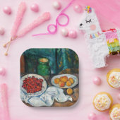 Paul Cezanne - Stillleben mit Kirschen und Peachs Pappteller (Party)