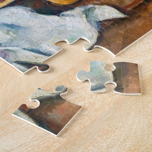 Paul Cezanne - Stillleben mit Kirschen und Peachs Puzzle (Seite)