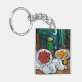 Paul Cezanne - Stillleben mit Kirschen und Peachs Schlüsselanhänger (Vorderseite links)