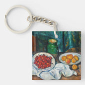 Paul Cezanne - Stillleben mit Kirschen und Peachs Schlüsselanhänger (Vorderseite)