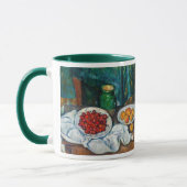 Paul Cezanne - Stillleben mit Kirschen und Peachs Tasse (Links)