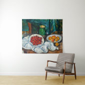 Paul Cezanne - Stillleben mit Kirschen und Peachs Wandteppich (Beispiel (Horizontal))