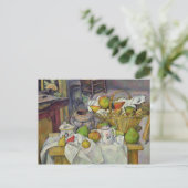 Paul Cezanne | Stillleben mit Korb, 1888-90 Postkarte (Stehend Vorderseite)