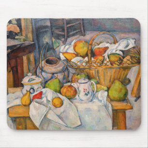 Paul Cezanne - Stillleben mit Korb Mousepad