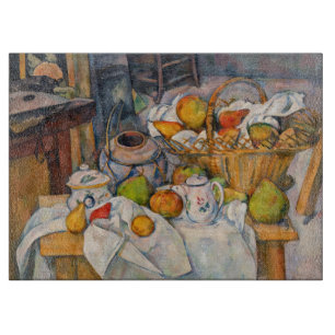 Paul Cezanne - Stillleben mit Korb Schneidebrett
