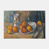 Paul Cezanne - Stillleben mit Milchsaft und Obst Fußmatte (Vorderseite)