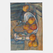 Paul Cezanne - Stillleben mit Milchsaft und Obst Geschirrtuch (Vertikal)