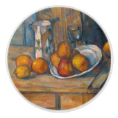 Paul Cezanne - Stillleben mit Milchsaft und Obst Keramikknauf (Vorderseite)
