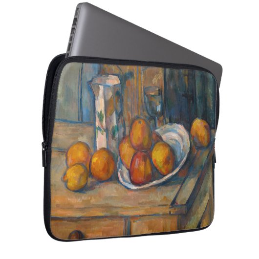Paul Cezanne - Stillleben mit Milchsaft und Obst Laptopschutzhülle (Vorne Rechts)