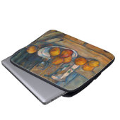 Paul Cezanne - Stillleben mit Milchsaft und Obst Laptopschutzhülle (Vorne Knopf)