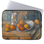 Paul Cezanne - Stillleben mit Milchsaft und Obst Laptopschutzhülle (Vorderseite)